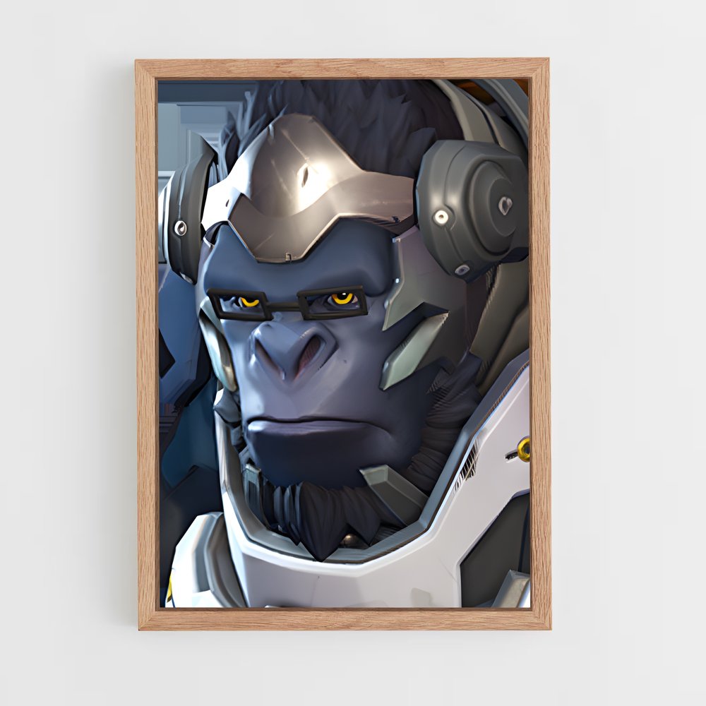Poster Winston le Protecteur – affiche Overwatch (vue 4)
